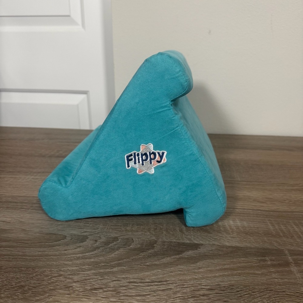 Flippy Multi-Angle Soft Tablet Stand Lap Pillow Turquoise Blue for iPad E-Reader